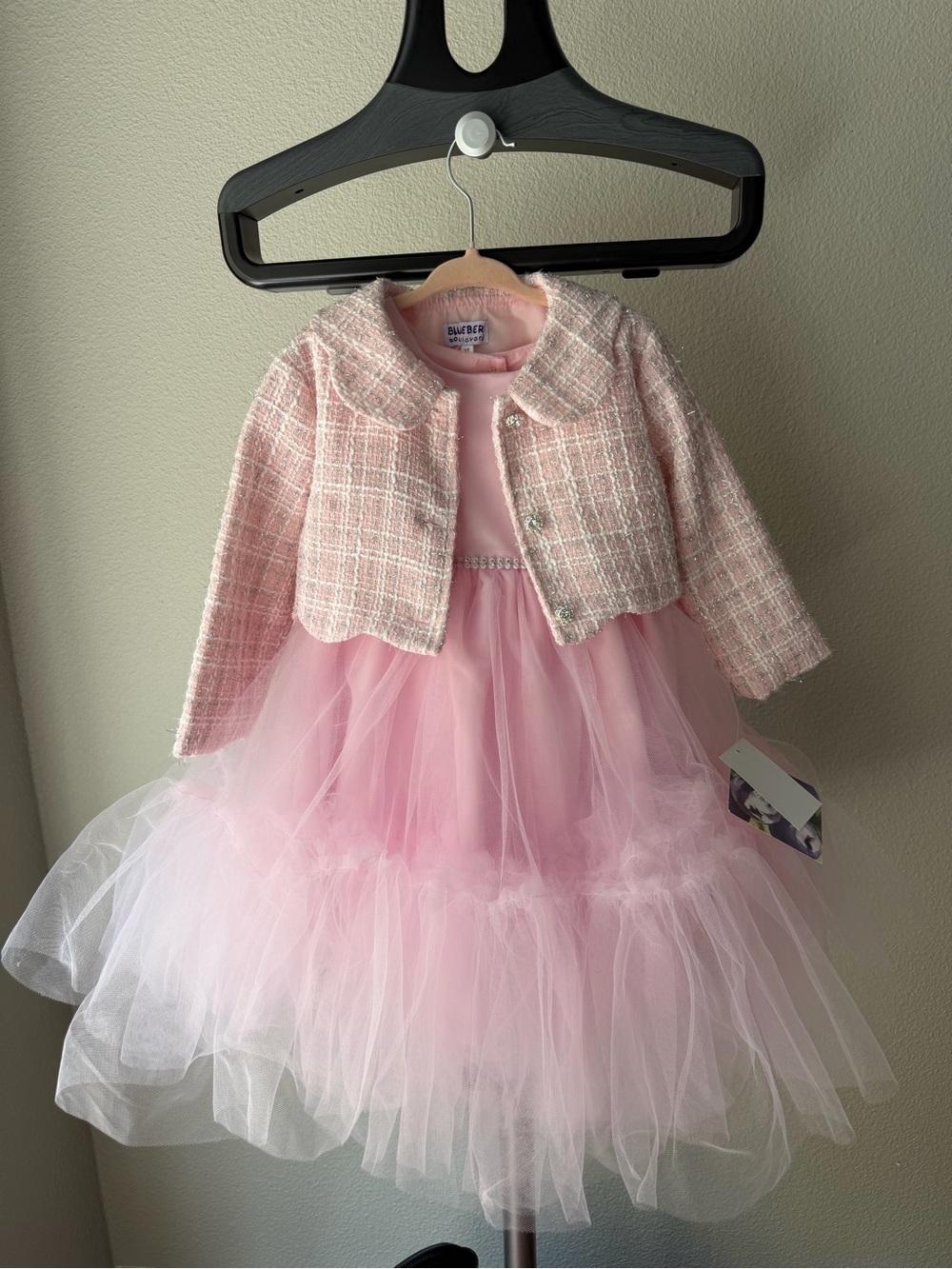 Pink Tulle Dress Toddler Girl 3T
